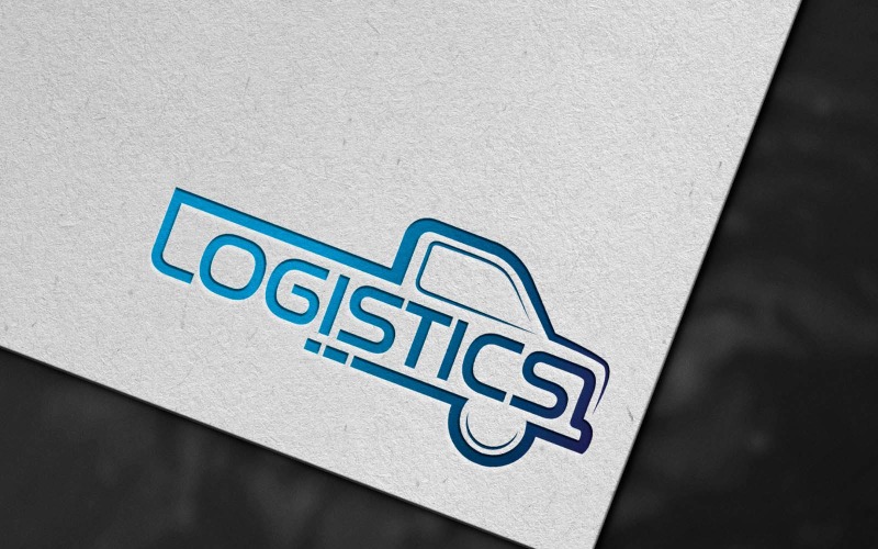 auto truck transport logistics logo design brand identity original