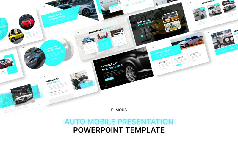 autocar automobile powerpoint template original
