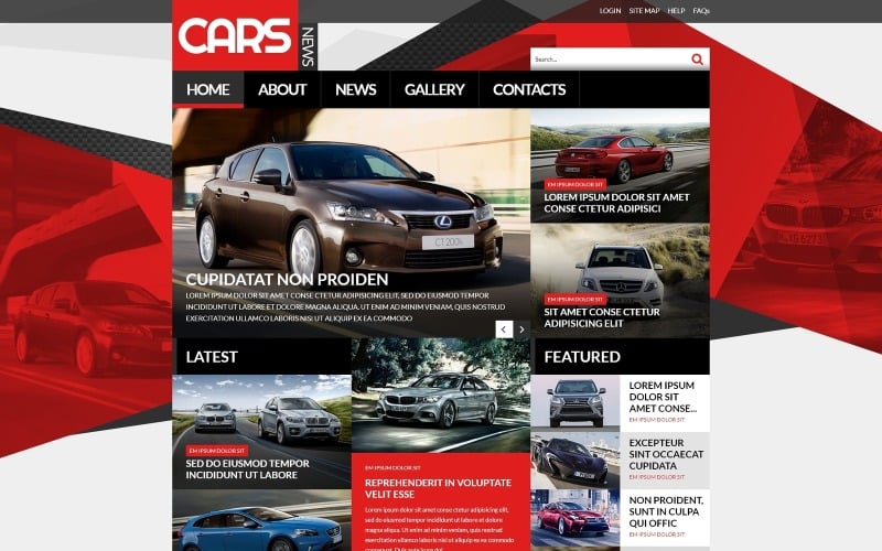 automobile joomla template original