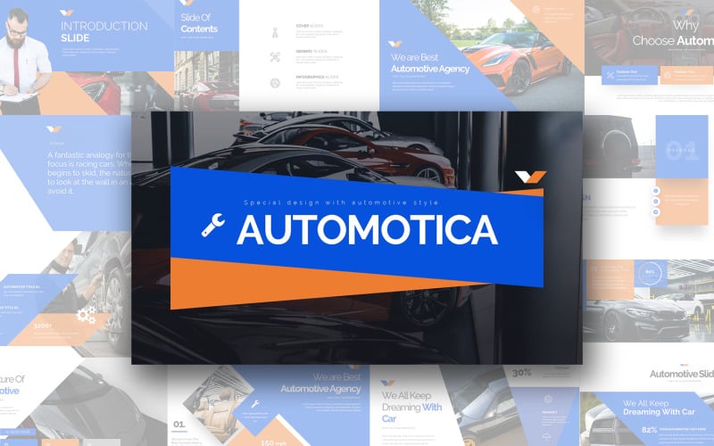 automotica powerpoint template original