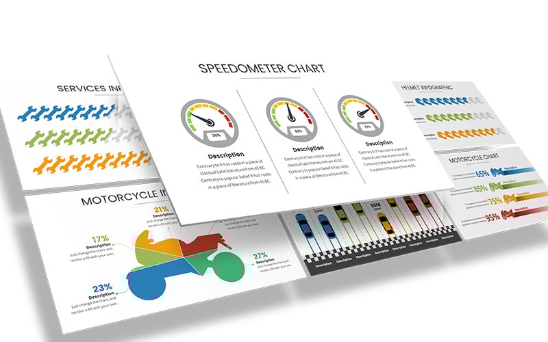 automotive infographic powerpoint template original