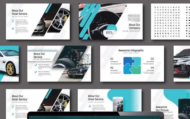 automotive powerpoint template original