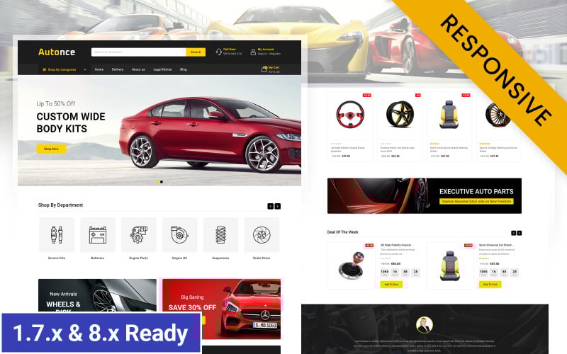 autonce automobile store prestashop responsive theme original