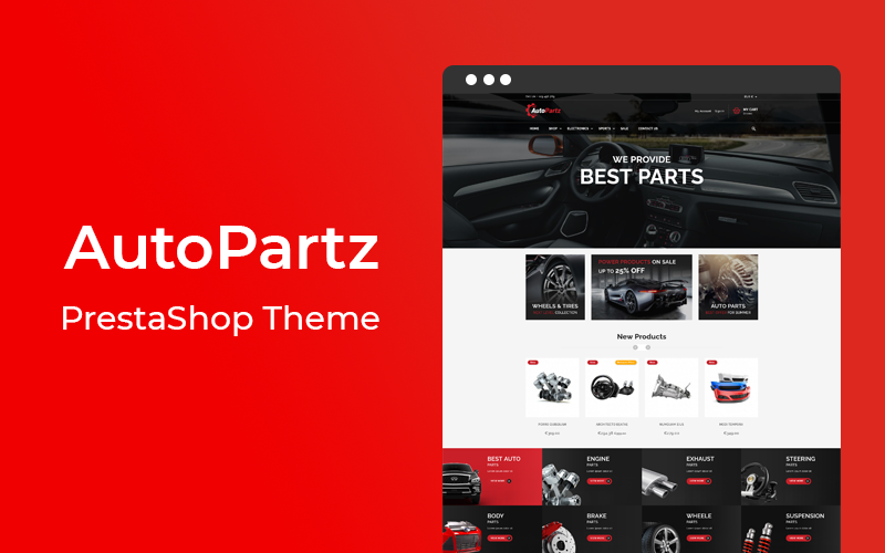 autopartz responsive prestashop theme original