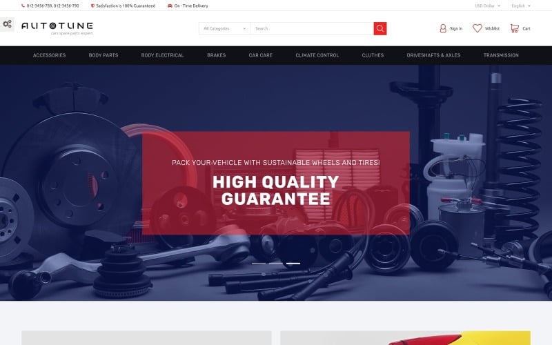 autotune responsive prestashop theme original