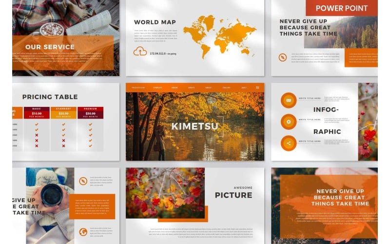autumn multipurpose powerpoint template original