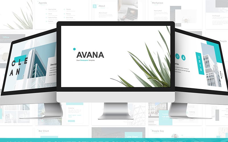 avana architecture powerpoint template original