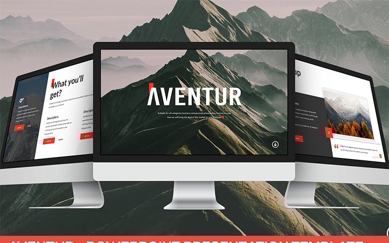 aventur presentation powerpoint template original