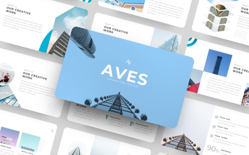 aves powerpoint template original