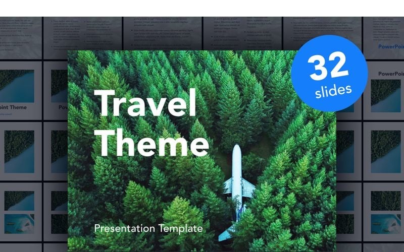 avid traveler powerpoint template original
