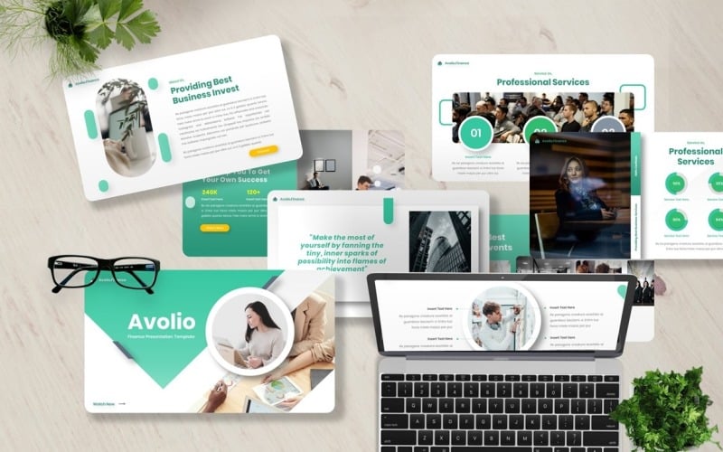 avolio finance powerpoint template original