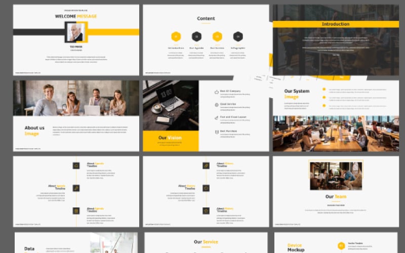 avolution presentation powerpoint template original