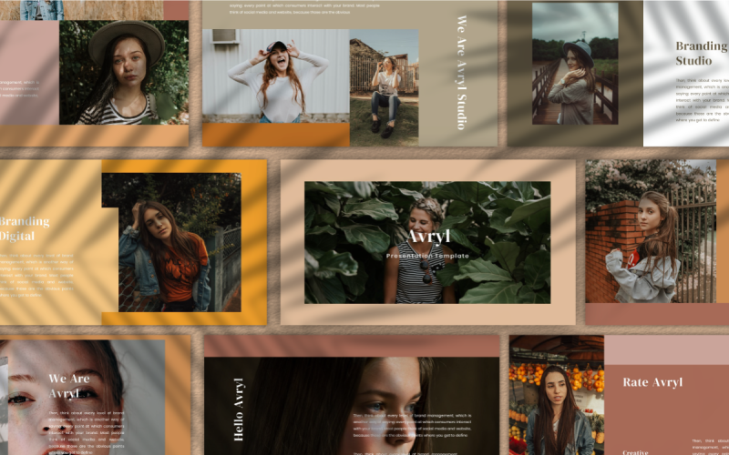 avryl powerpoint template original