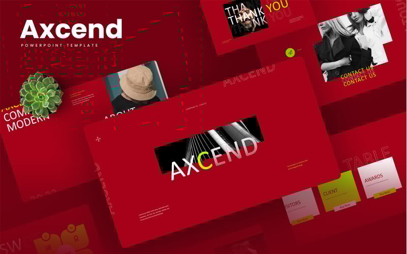 axcend fashion powerpoint template original