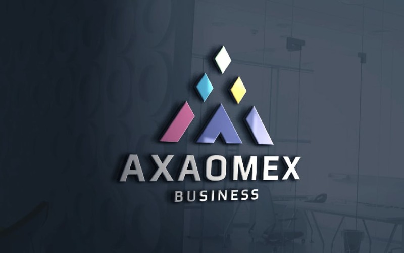 axoemex letter a logo template original