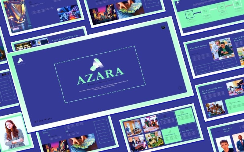 azara business powerpoint template original