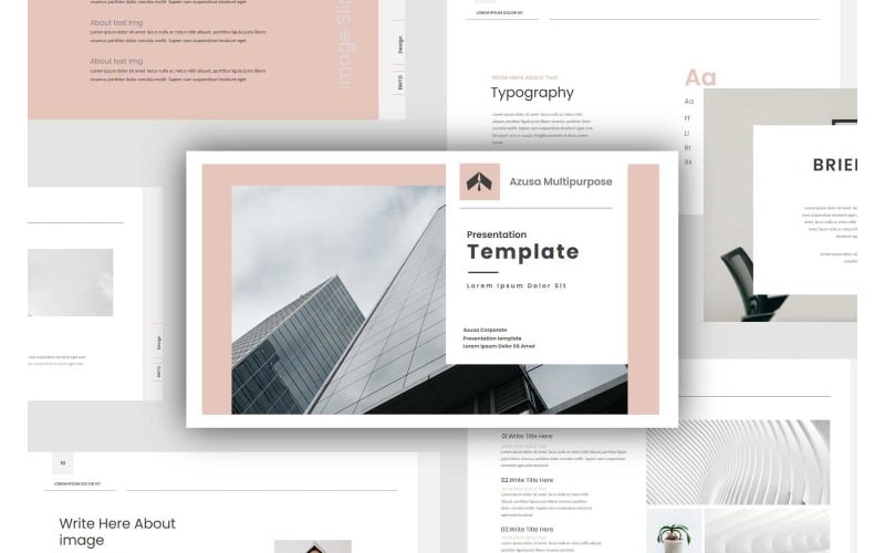 azusa powerpoint presentation template original