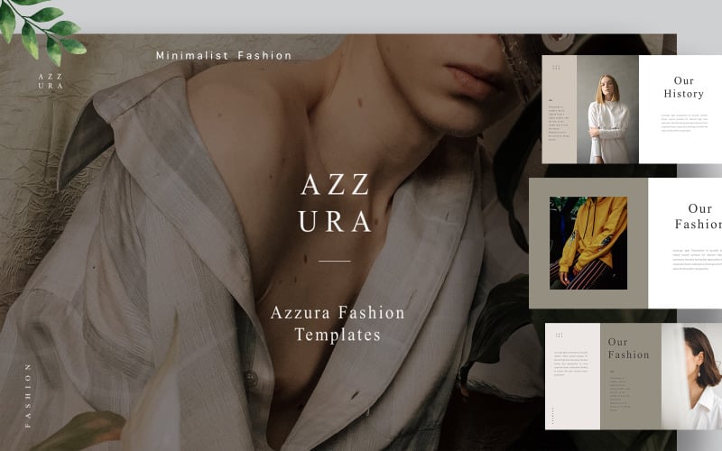 azzura branding powerpoint template original