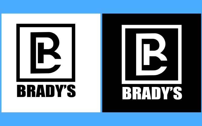 b letter logo brand logo original