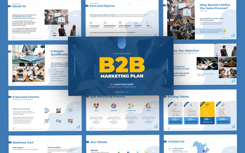 bb marketing and sales powerpoint template original