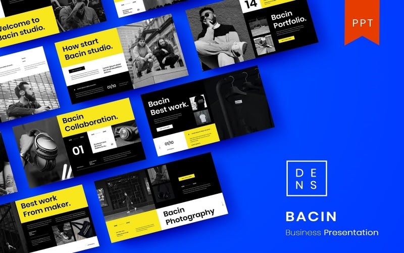 bacin business powerpoint template original