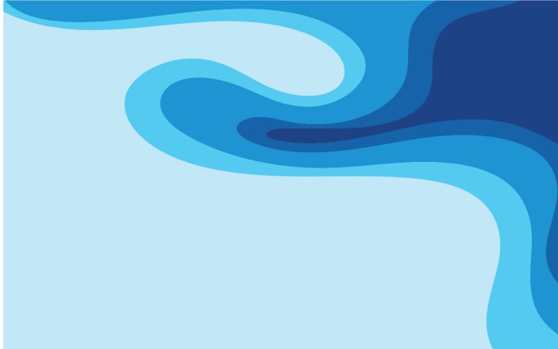 background wave water blue vector design v original