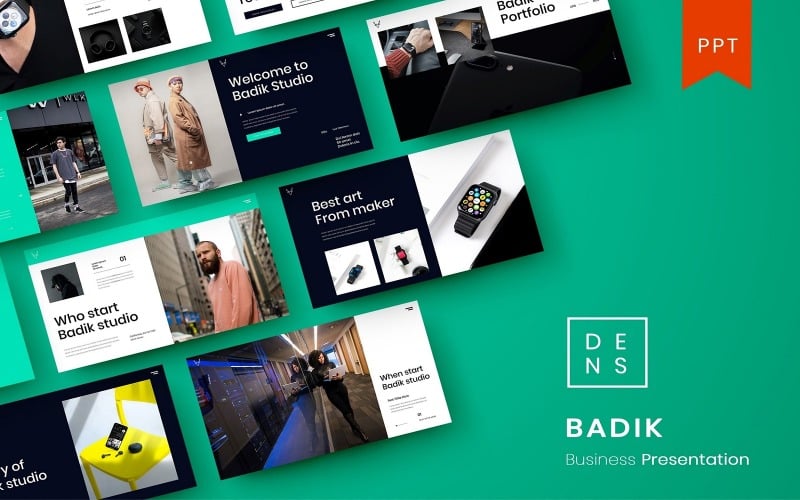 badik business powerpoint template original