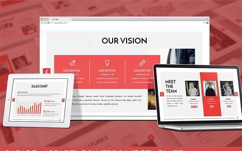 badjoe apparel powerpoint template original