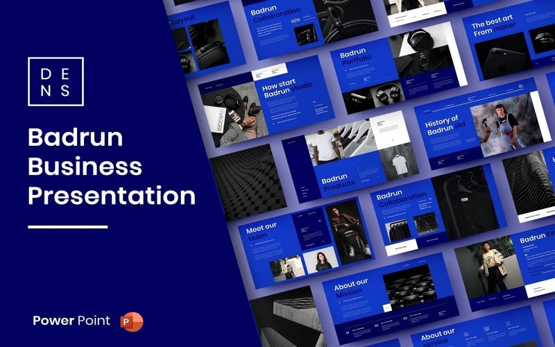 badrun business powerpoint template original