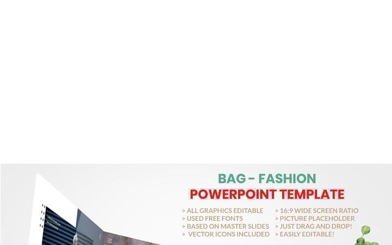 bag fashion powerpoint template original