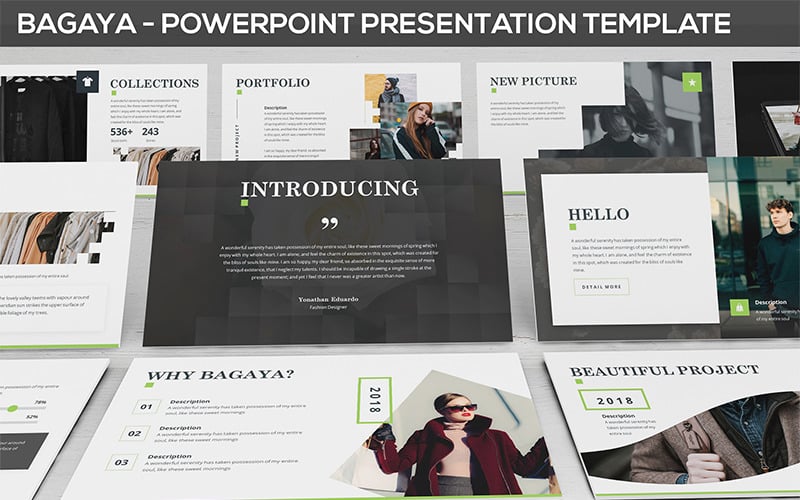 bagaya fashion powerpoint template original