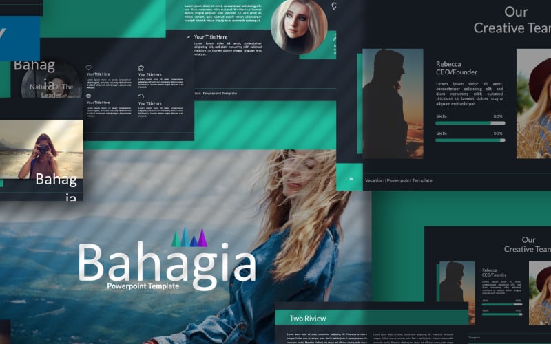 bahagia powerpoint template original