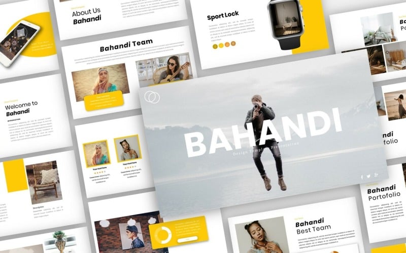 bahandi fashion presentation powerpoint template original
