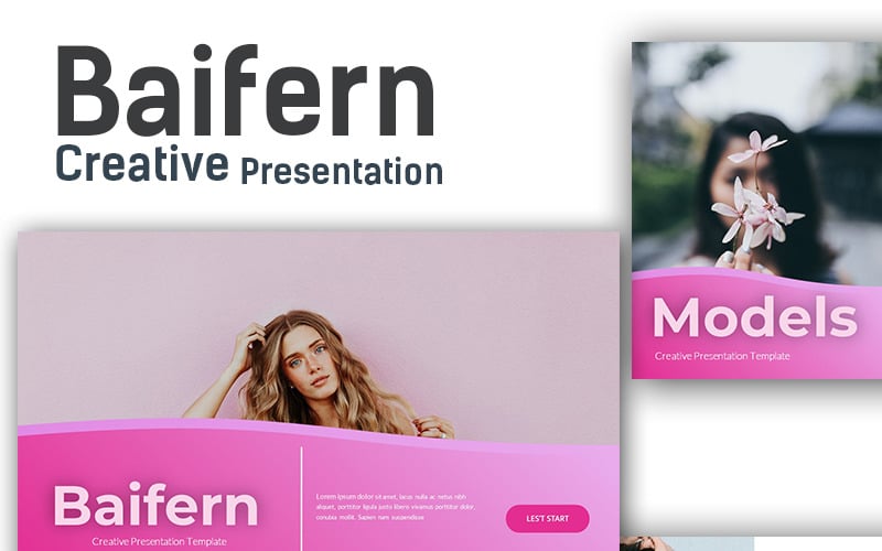 baifern creative powerpoint template original