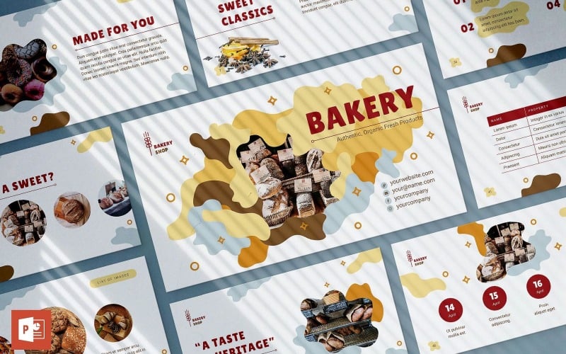 bakery presentation powerpoint template original