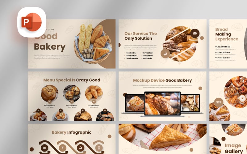 bakery shop powerpoint template original