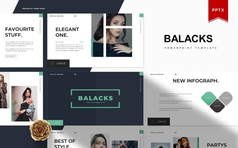 balacks powerpoint template original