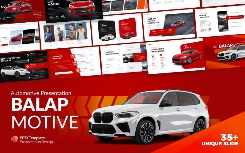 balapmotive automotive powerpoint presentation template original