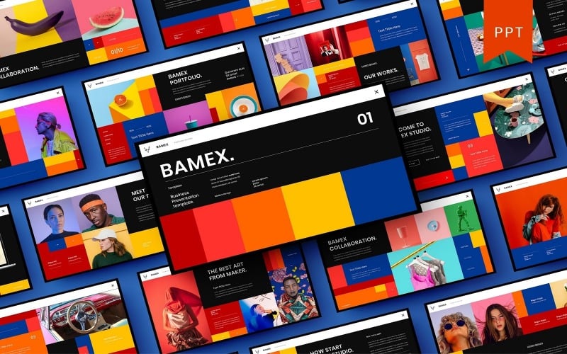 bamex business powerpoint template original