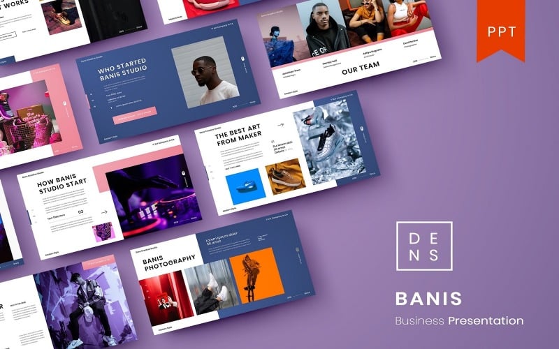 banis business powerpoint template original