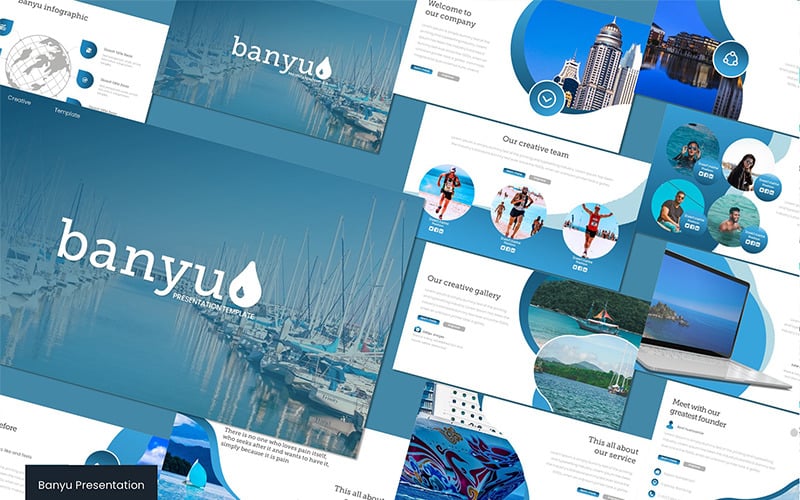 banyu powerpoint template original