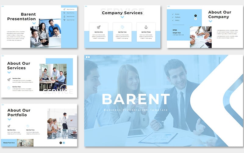 barent business powerpoint template original