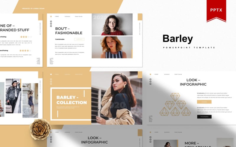 barley powerpoint template original