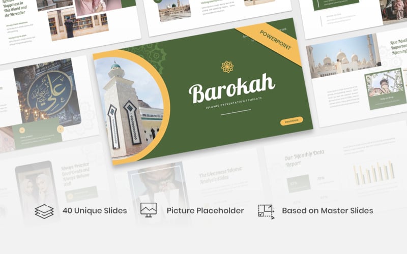 barokah islamic powerpoint template original