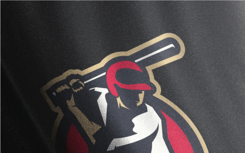 baseball sports logo template original