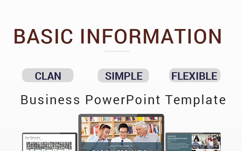 basic information powerpoint template original