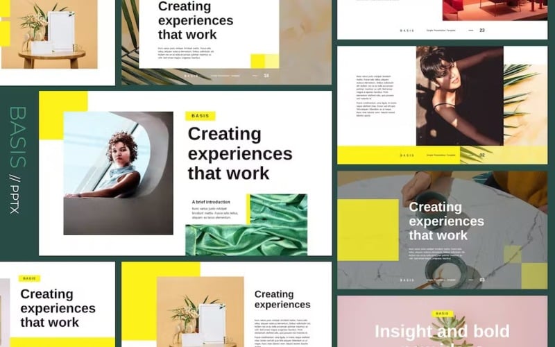 basis modern amp creative powerpoint template original