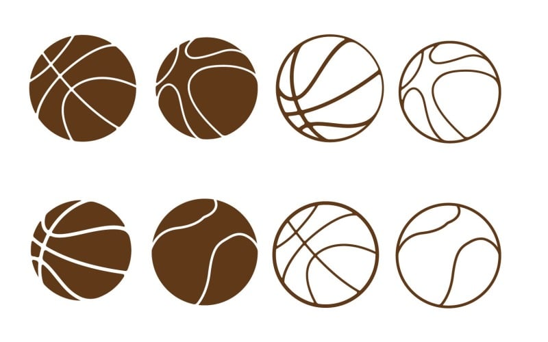 basket ball logo and symbol original