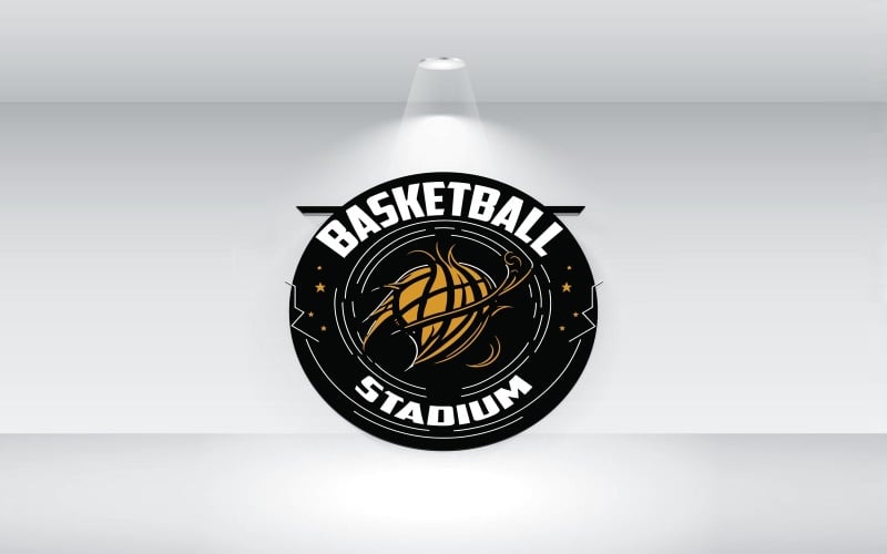 basketball stadium logo vector file original