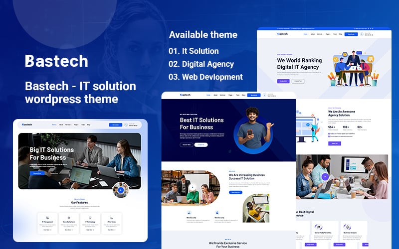 bastech it solution wordpress theme original